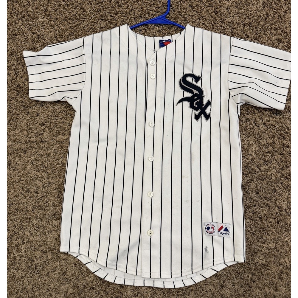 Men's Vintage Majestic Chicago White Sox  # Swisher Home White Jersey Sz Small
